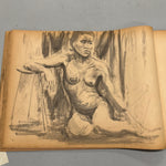 1950s Nude Figure Studies Sketchbook | Chicago Archive
