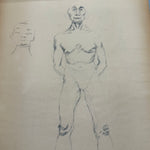 1950s Nude Figure Studies Sketchbook | Chicago Archive