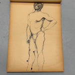 1950s Nude Figure Studies Sketchbook | Chicago Archive