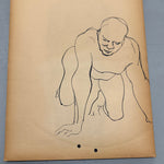 1950s Nude Figure Studies Sketchbook | Chicago Archive