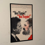 1980s Abbie Hoffman Debate Poster | Yippie Vs Yuppie