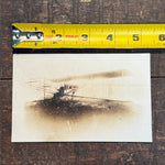 Antique RPPC Pusher Biplane Postcard with Eyewitness Message