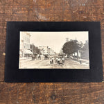 1800s Cabinet Card of Gang of Barefoot Kids on Main Street | 1884