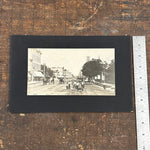 1800s Cabinet Card of Gang of Barefoot Kids on Main Street | 1884