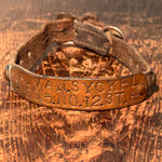 Antique Dog Collar with New Jersey History | A. Van Syckel