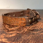 Antique Dog Collar with New Jersey History | A. Van Syckel