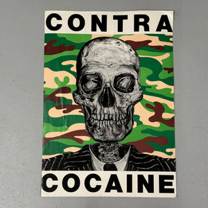 Robbie Canal Contra Cocaine Poster with Camouflage Skull | AS IS