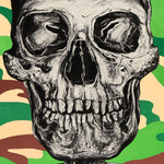 Robbie Canal Contra Cocaine Poster with Camouflage Skull | AS IS