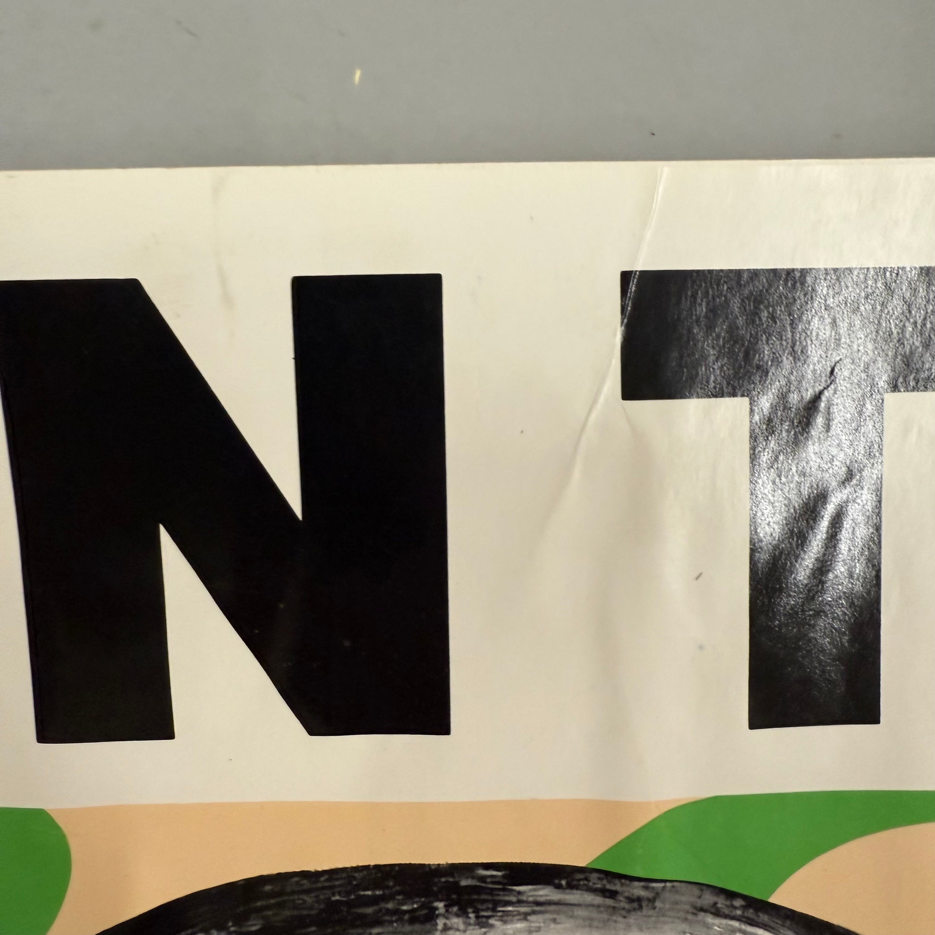 Robbie Canal Contra Cocaine Poster with Camouflage Skull | AS IS