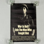1960s War is Hell! Vietnam War Protest Poster | AS IS