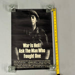 1960s War is Hell! Vietnam War Protest Poster | AS IS