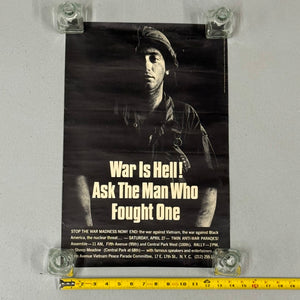 1960s War is Hell! Vietnam War Protest Poster | AS IS