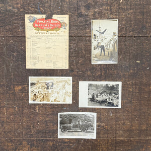 Antique PT Barnum Postcard Collection of Traveling Circus Life