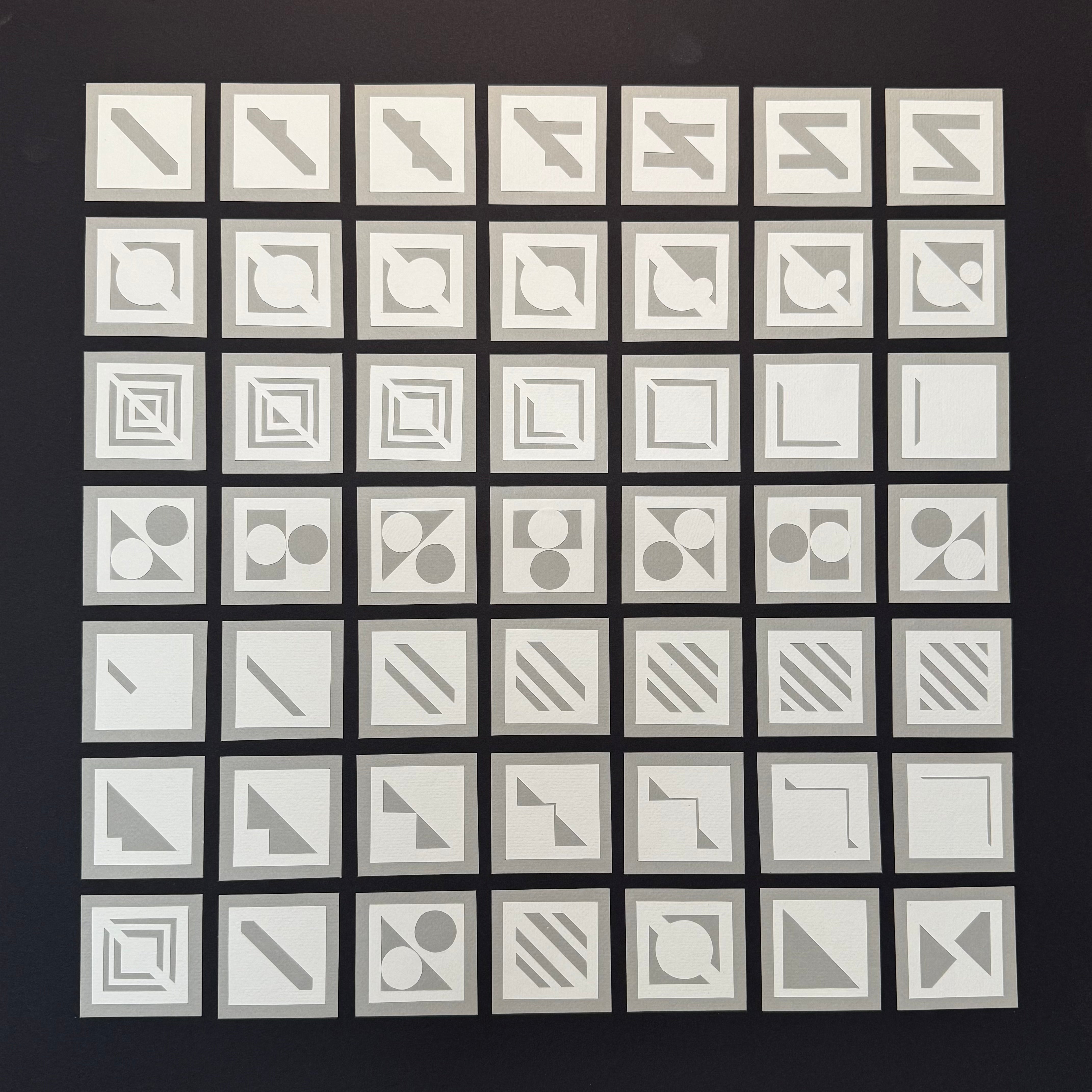 Rare 1970s Op Art Design Archive Collection by Mary Erickson