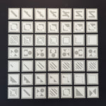 Rare 1970s Op Art Design Archive Collection by Mary Erickson