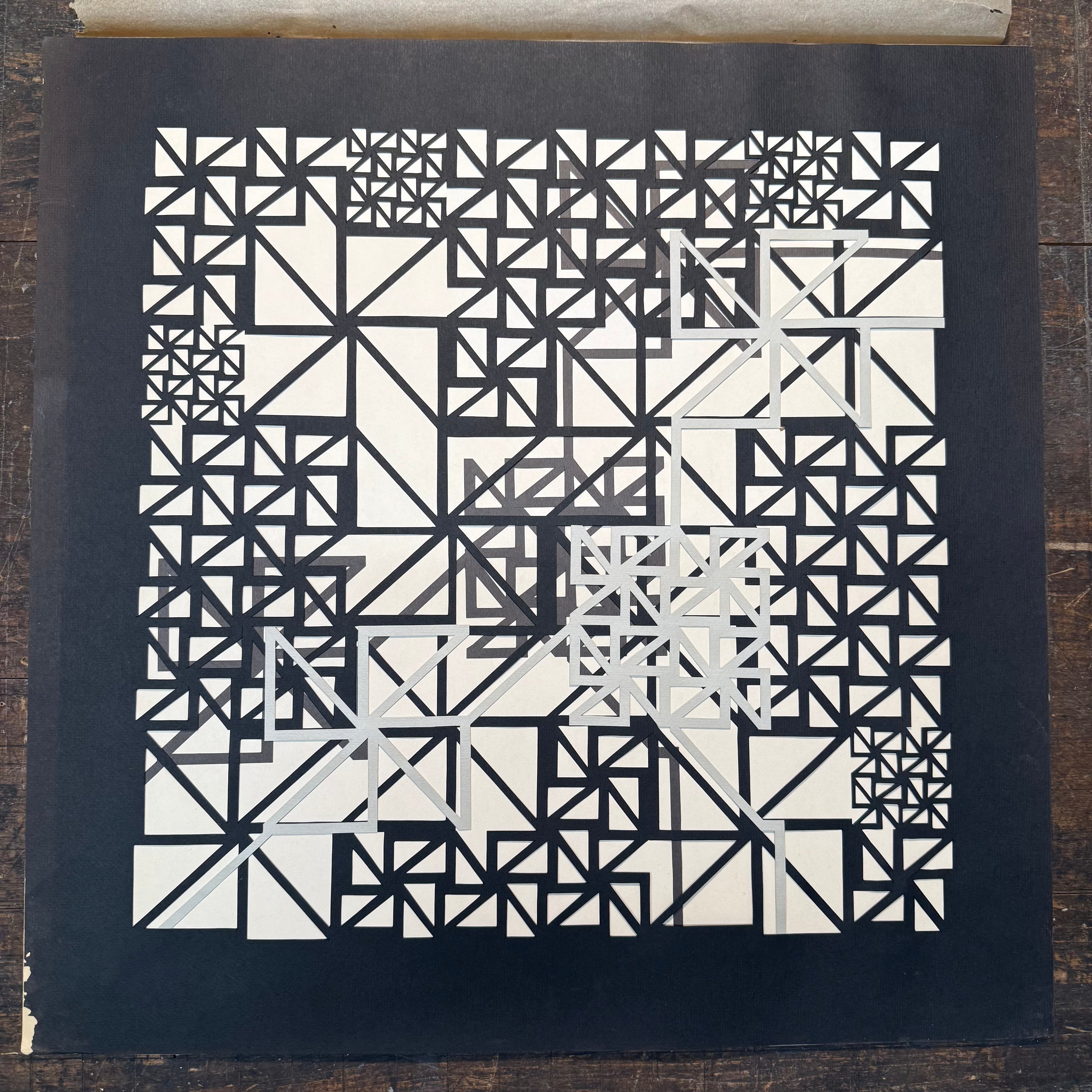 Rare 1970s Op Art Design Archive Collection by Mary Erickson