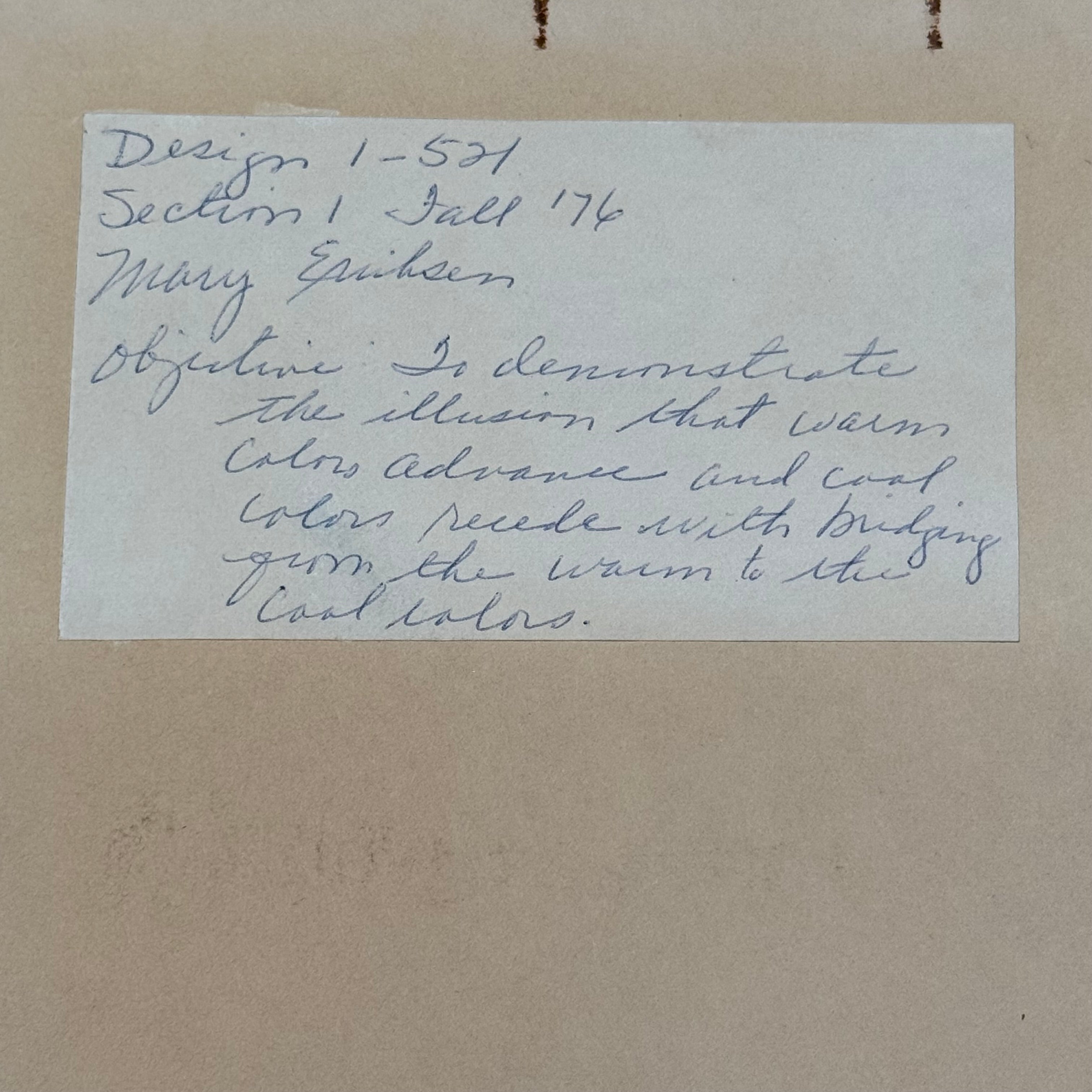 Rare 1970s Op Art Design Archive Collection by Mary Erickson