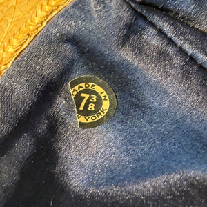 Antique Young Bros Porkpie Hat with Mixed Felt and Straw | 7 3/8