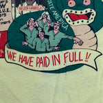 Rare 1980s Political Union Protest Shirt with Nelson Mandela