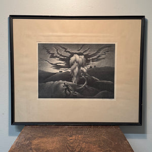 Bernard Steffen WPA Era Print Titled “Sundown” | Limited Edition