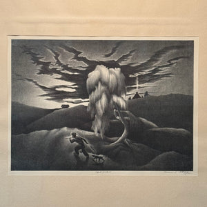 Bernard Steffen WPA Era Print Titled “Sundown” | Limited Edition