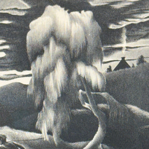 Bernard Steffen WPA Era Print Titled “Sundown” | Limited Edition