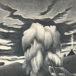 Bernard Steffen WPA Era Print Titled “Sundown” | Limited Edition
