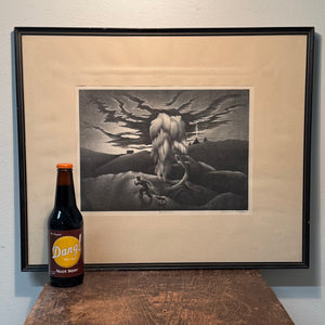 Bernard Steffen WPA Era Print Titled “Sundown” | Limited Edition