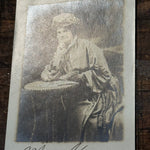 Antique Palm Reader RPPC with Handwritten Details and Cards