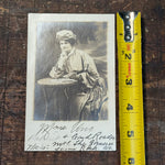 Antique Palm Reader RPPC with Handwritten Details and Cards