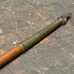 18th Century Bludgeon Malacca Cane with Bone Handle