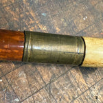 18th Century Bludgeon Malacca Cane with Bone Handle