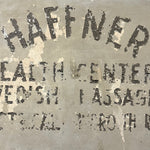 Early 1900s Health Center Sign from Kansas City | Pendergast Era