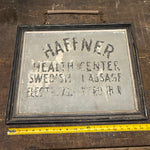 Early 1900s Health Center Sign from Kansas City | Pendergast Era