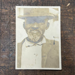 Early 1900s Candid Photograph of African American Man - Possible Harry Shepherd Collection -  Street Photography - Rare Sepia Tone Portrait