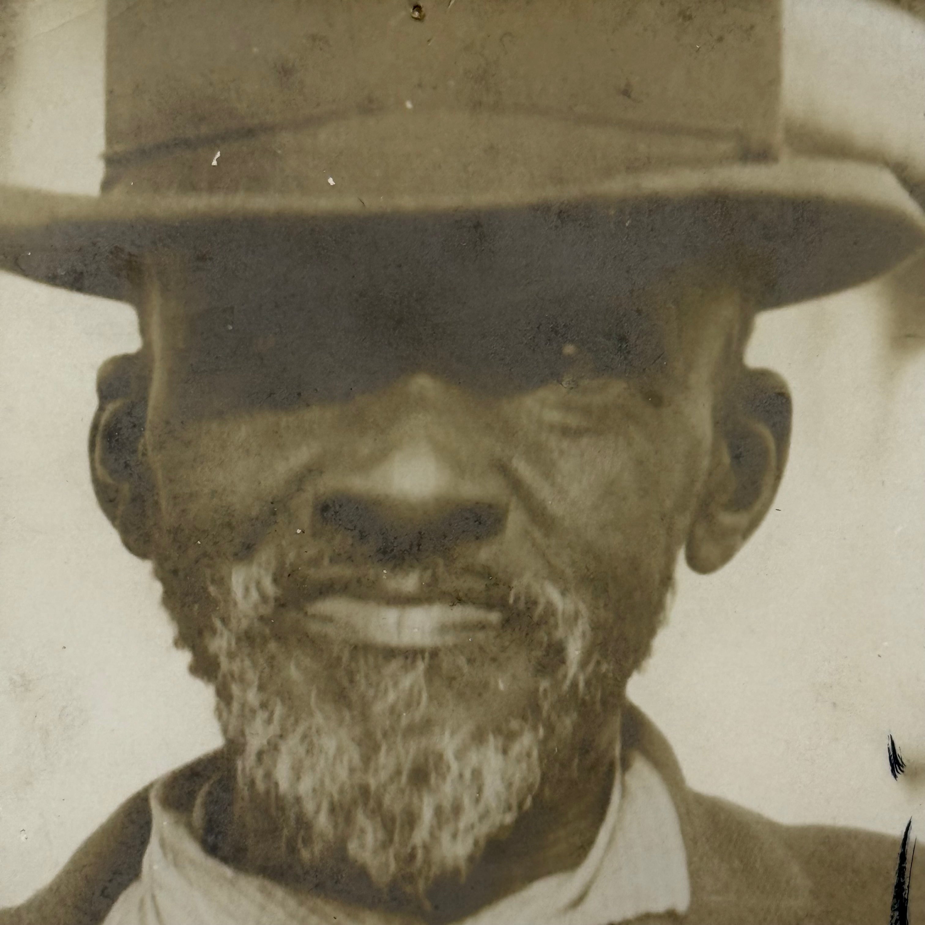 Early 1900s Candid Photograph of African American Man - Possible Harry Shepherd Collection -  Street Photography - Rare Sepia Tone Portrait