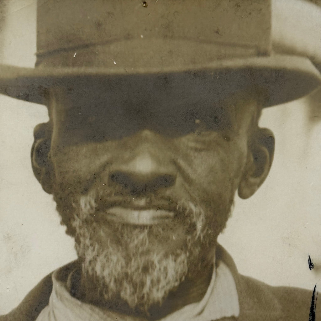 Early 1900s Candid Photograph of African American Man - Possible Harry Shepherd Collection -  Street Photography - Rare Sepia Tone Portrait