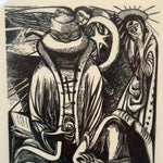 Billy Morrow Jackson Woodcut Print “Serenade, Mexico” | 10 of 15