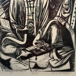 Billy Morrow Jackson Woodcut Print “Serenade, Mexico” | 10 of 15