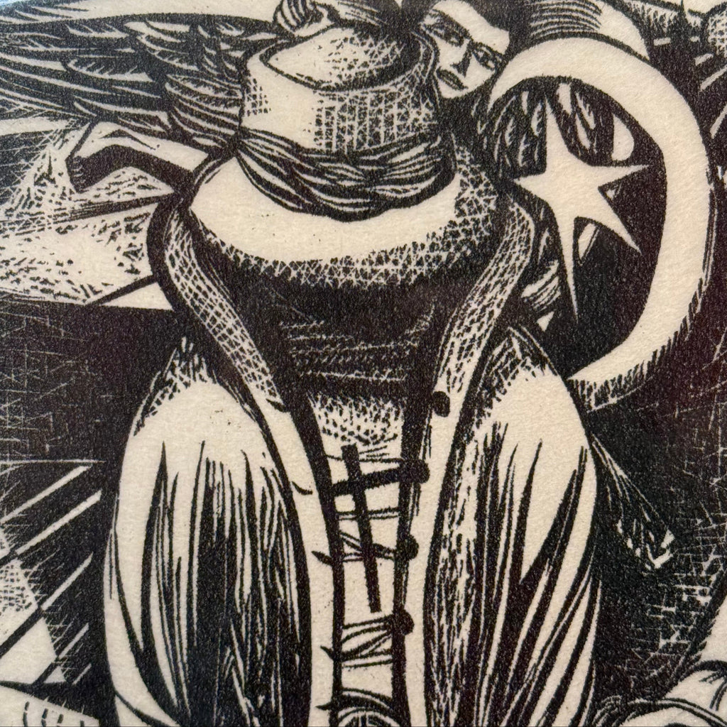 Billy Morrow Jackson Woodcut Print “Serenade, Mexico” | 10 of 15