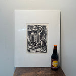Billy Morrow Jackson Woodcut Print “Serenade, Mexico” | 10 of 15