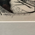 Billy Morrow Jackson Woodcut Print “Serenade, Mexico” | 10 of 15