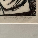 Billy Morrow Jackson Woodcut Print “Serenade, Mexico” | 10 of 15