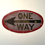 1960s Hippie Folk Art Road Sign from Milwaukee | Counter Culture
