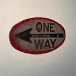 1960s Hippie Folk Art Road Sign from Milwaukee | Counter Culture