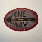 1960s Hippie Folk Art Road Sign from Milwaukee | Counter Culture