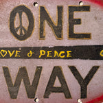 1960s Hippie Folk Art Road Sign from Milwaukee | Counter Culture