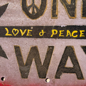 1960s Hippie Folk Art Road Sign from Milwaukee | Counter Culture