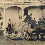 Antique Mammoth Tintype of Globe Hotel in Alpena Michigan