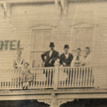 Antique Mammoth Tintype of Globe Hotel in Alpena Michigan